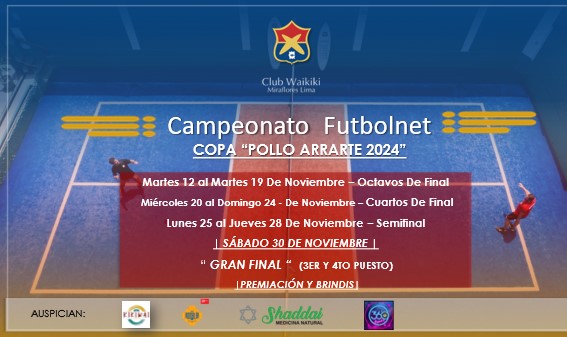 Cameponato Futbolnet Copa Pollo Arrarte 2024